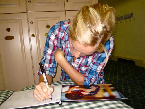 my bff taylor signing her brother’s guest book