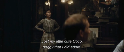 satinsheets:  molokovellocet:  That’s right folks, Coco was named for a song about a dog. “Lost my little cute Coco, doggy that I did adore. Trotted off at Trocadero, now my doggy is no more.  One regret, undermining, as I do the cruel recap. While my man was out two-timing Coco was sleeping in my lap. Has anyone seen Coco? Coco in Trocadero? Has any of you seen Coco…?”